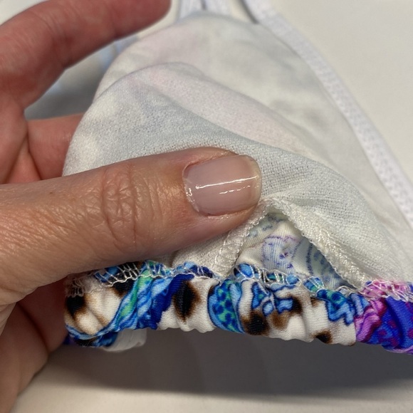 Animal Print Multicolor Blue White Bikini size medium NWT - Picture 6 of 13